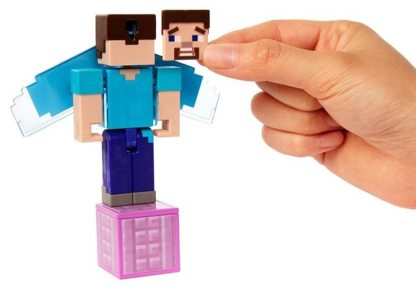 Minecraft Comic Maker Steve with Elytra Action Figure Fashion