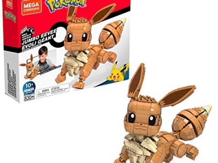 Mega Construx Pokemon Jumbo Eevee Figure Building Set For Sale