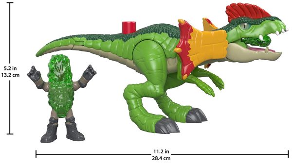 Fisher-Price Imaginext Jurassic World, Dilophosaurus and Agent Online