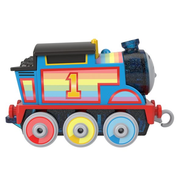 Fisher-Price Thomas and Friends Rainbow Thomas Push-Along Toy Train for Kids Ages 3 and Up on Sale