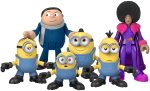 Imaginext Minions The Rise of Gru Figure Pack Set of 6 For Sale