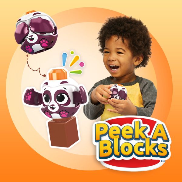 Mega Bloks Peek A Blocks Panda Slide Fashion