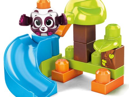 Mega Bloks Peek A Blocks Panda Slide Fashion