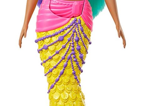 Barbie Dreamtopia Mermaid Doll, 12-inch, Teal and Purple Hair Discount