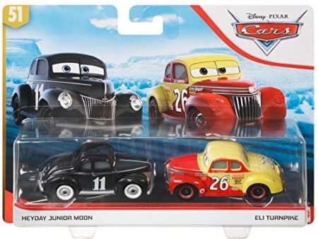 Disney Pixar Cars Heyday Junior Moon and Eli Turnpike 2-Pack Online Sale