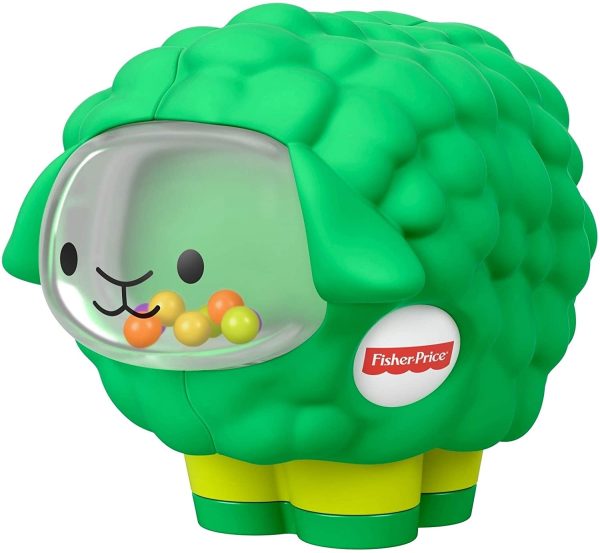 Fisher-Price Broccoli Squeaker Sheep Mini Toy Ages 6m Online Sale