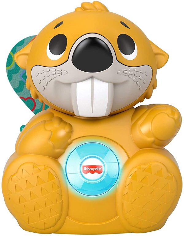 Fisher-Price Linkimals Boppin’ Beaver, Light-up Musical Activity Toy for Baby Online now