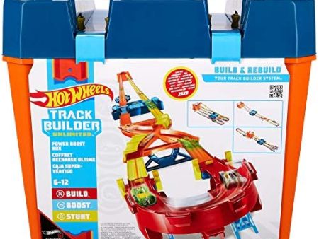 Hot Wheels Track Builder Unlimited Power Boost Box Playset Cheap