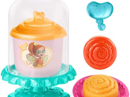 Fisher-Price Butterbean s Cafe Create & Display Fairy Dough, Orange Supply