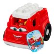 Mega Bloks First Builders Freddy Fire Truck, Building Toys for Toddlers (6 Pieces) For Cheap