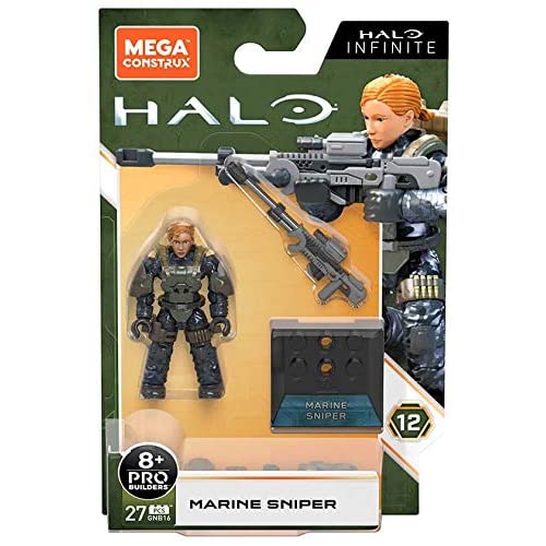 Mega Construx Halo Infinite Marine Sniper Minifigure Hot on Sale