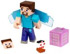 Minecraft Comic Maker Steve with Elytra Action Figure Fashion