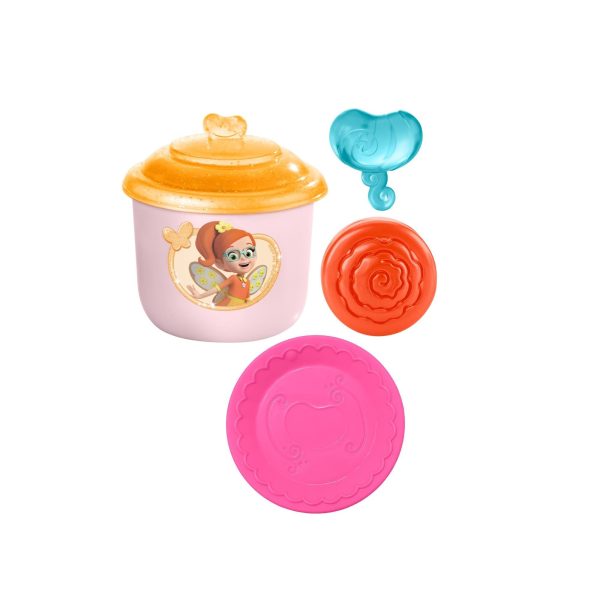 Fisher-Price Butterbean s Cafe Create & Display Fairy Dough, Orange Supply