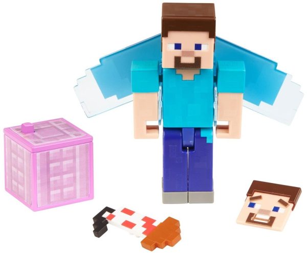 Minecraft Comic Maker Steve with Elytra Action Figure Fashion