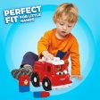 Mega Bloks First Builders Freddy Fire Truck, Building Toys for Toddlers (6 Pieces) For Cheap