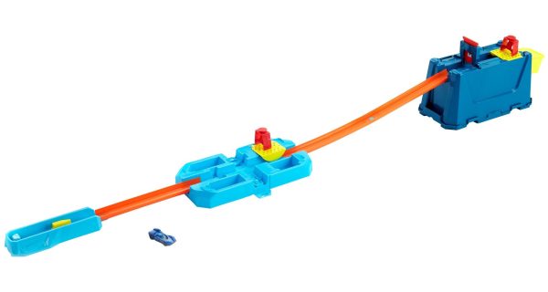 Hot Wheels Track Builder Unlimited Stunt Crash Box Play Set Online now