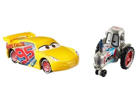 Disney Pixar Cars Bumper Save Racing Tractor and Rust-Eze Cruz Ramirez 2-Pack Online now