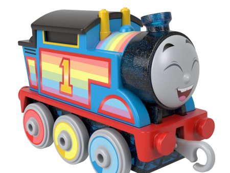 Fisher-Price Thomas and Friends Rainbow Thomas Push-Along Toy Train for Kids Ages 3 and Up on Sale