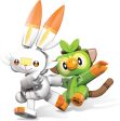 Mega Construx Pokemon Grookey vs. Scorbunny Figure Building Set Online Hot Sale