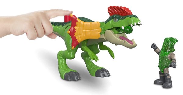 Fisher-Price Imaginext Jurassic World, Dilophosaurus and Agent Online