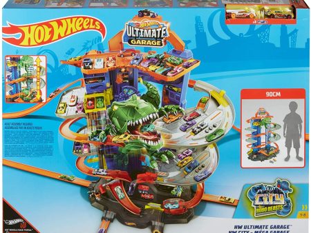 Hot Wheels City Robo T Rex Ultimate Garage Discount