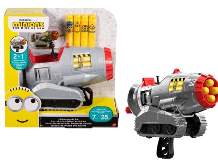 Minions The Rise of Gru Missile 2-in-1 Combat Tank and Missile Blaster For Cheap