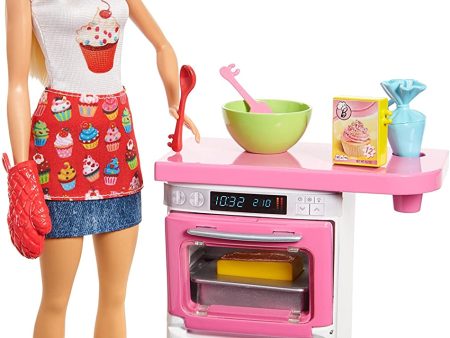 Barbie Doll with Oven and Rising Food Fashion