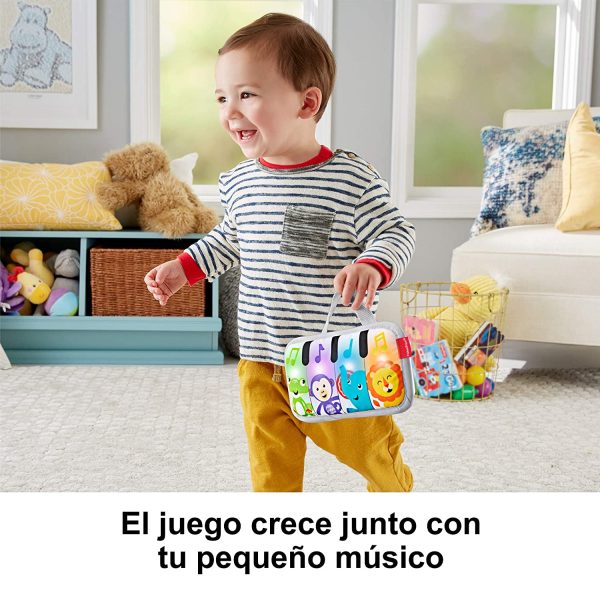 Fisher-Price Mini Musicians Piano Wedge, Tummy Time Baby Toy Online Hot Sale