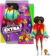 Barbie Extra Doll in Rainbow Coat with Pet Poodle For Discount