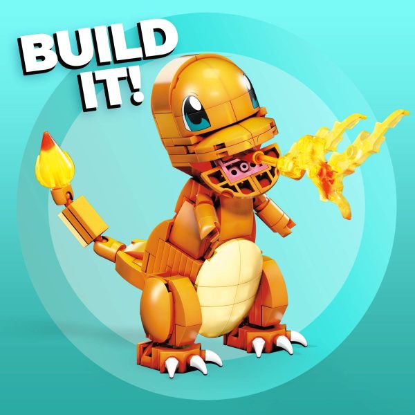 Mega Construx Pokemon Charmander Construction Set Hot on Sale