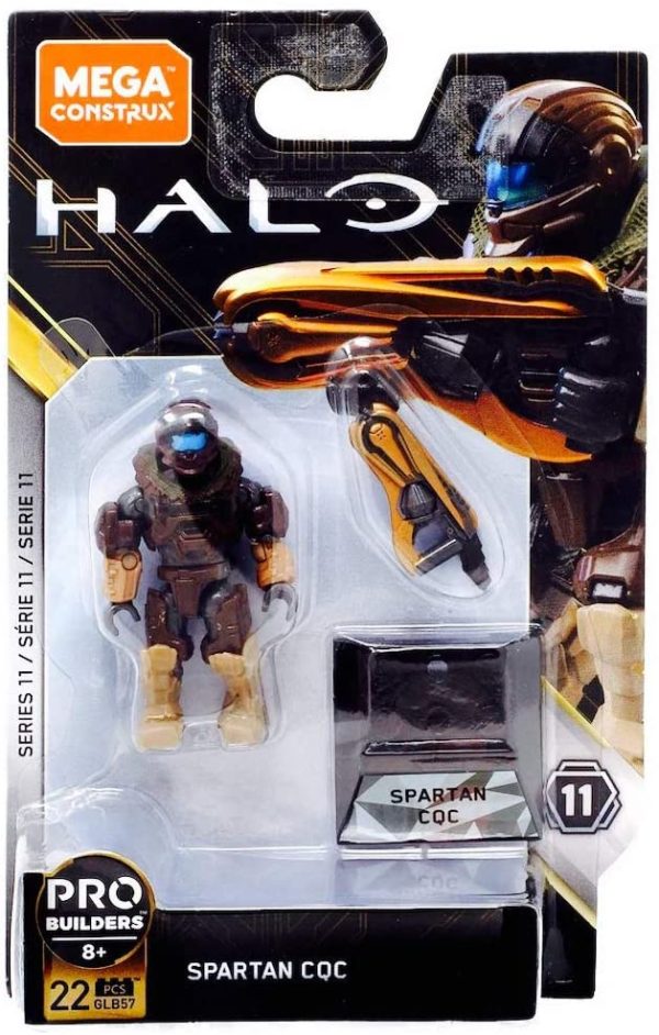 Mega Construx Halo Heroes Probuilder Series 11 Spartan CQC Figure Cheap