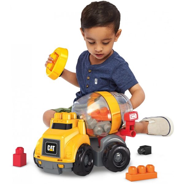 Mega Bloks CAT Cement Mixer with Big Building Blocks Online now