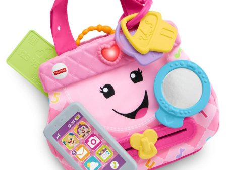 Fisher-Price Laugh & Learn My Smart Purse, Pink, Musical Baby Toy Supply