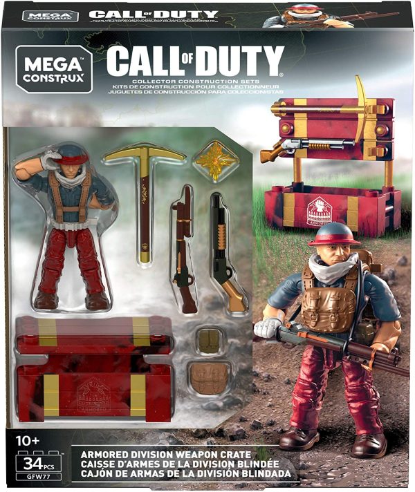 Call of Duty Mega Construx Armored Division Weapon Crate Cheap