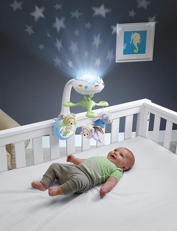 Fisher Price Butterfly Dreams 3 In 1 Projection Mobile Crib Toy For Sale