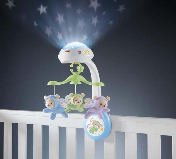 Fisher Price Butterfly Dreams 3 In 1 Projection Mobile Crib Toy For Sale