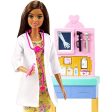 Barbie Pediatrician Playset Brunette Doll For Sale