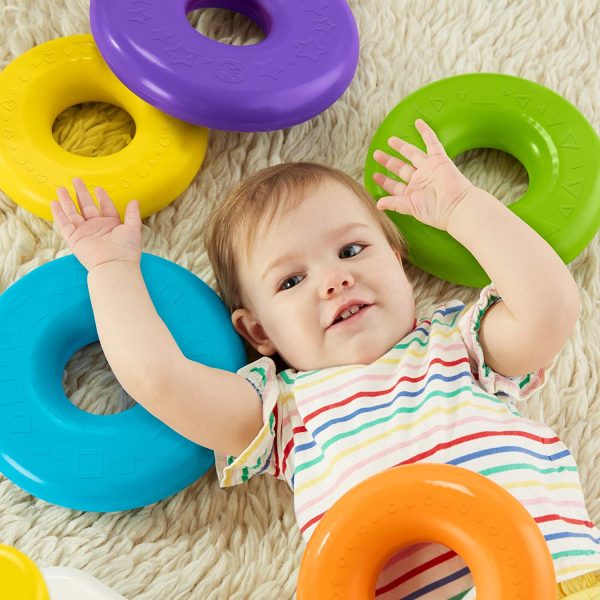 Fisher-Price Giant Rock-a-Stack with 6-Colorful Rings Online