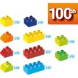 Mega Bloks Junior Builders 100 pieces Building Tub For Discount