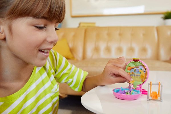 Polly Pocket Tiny Pocket Places Polly Playground Compact Online now