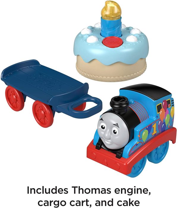 Thomas & Friends Birthday Wish Thomas Musical Push-Along Toy Train Fashion