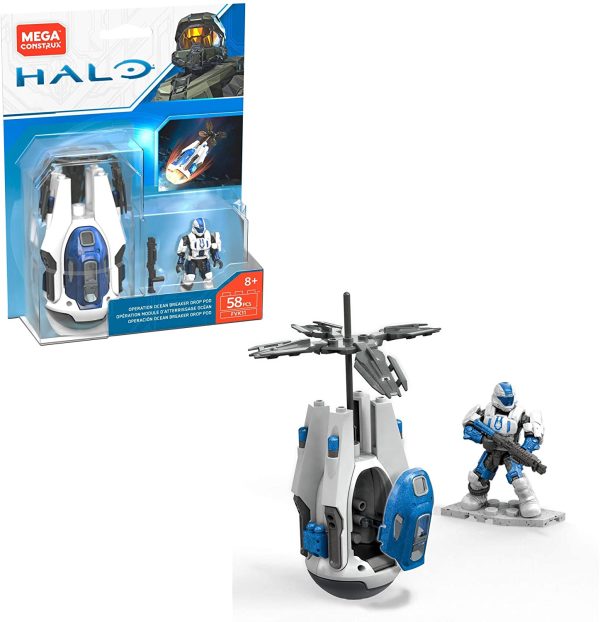 Mega Construx Halo Operation Ocean Breaker Drop Pod For Sale