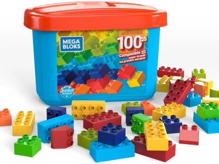 Mega Bloks Junior Builders 100 pieces Building Tub For Discount