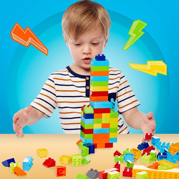 Mega Bloks Open-Ended Play Brick Box for Junior Builders Online Sale