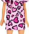 Barbie Doll Blonde Wearing Pink Heart Print Dress Online Sale