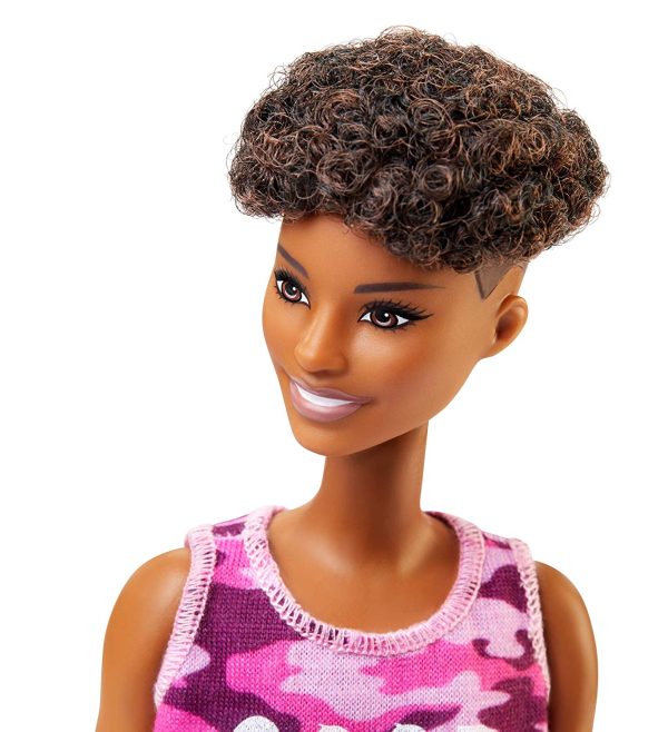 Barbie Fashionistas Doll with Short Curly Brunette Hair Online Hot Sale