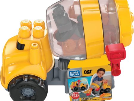 Mega Bloks CAT Cement Mixer with Big Building Blocks Online now