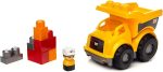 Mega Bloks CAT Lil  Dump Truck with Big Building Blocks Sale