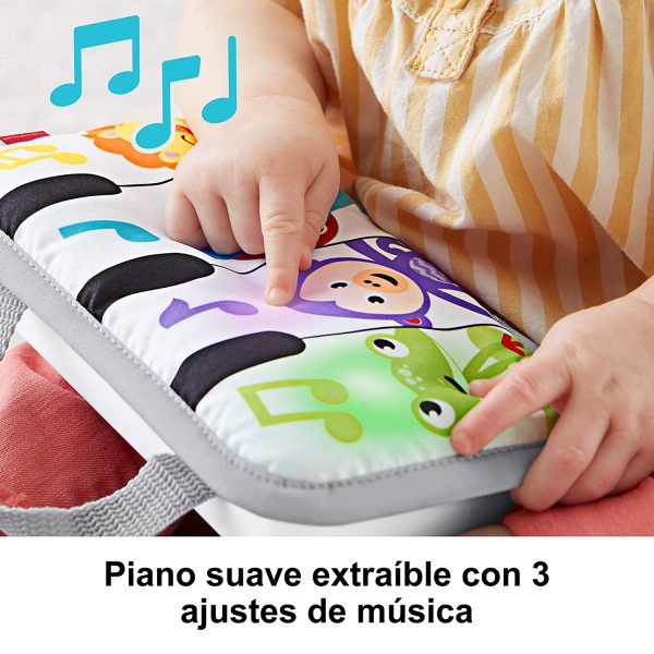 Fisher-Price Mini Musicians Piano Wedge, Tummy Time Baby Toy Online Hot Sale