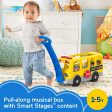 Little People Big Yellow School Bus Musical Pull Toy Fashion